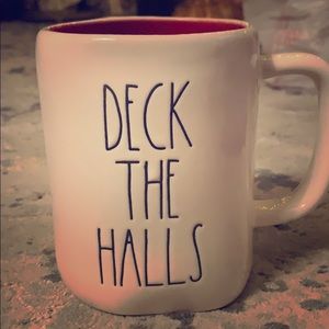 Rae Dunn deck the halls christmas mug NWT